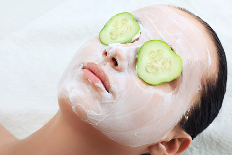 Homemade Cucumber Face Packs