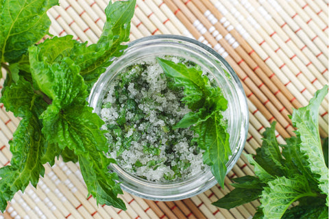 Peppermint Salt Scrub