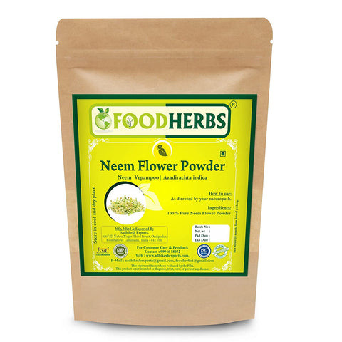 Foodherbs Vepam Poo/Neem Flower Powder
