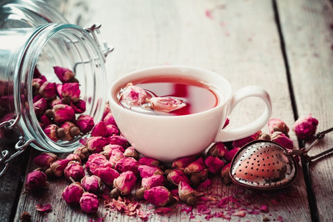 Fresh Rose Petal Tea