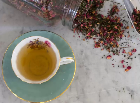 Green Rose Petal Tea