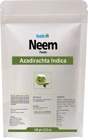 Healthvit Pure Organic Neem Peel Powder