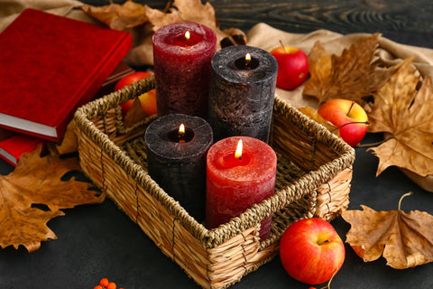 The Best Fall Candles - Honey Apple Butter Candle - Crackling wood