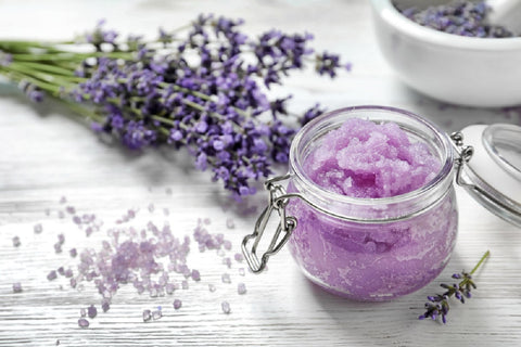 Lavender Salt Scrub Recipe
