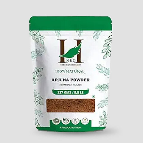 H&C Herbal Ingredients Expert Natural Arjuna Chhal/bark Powder