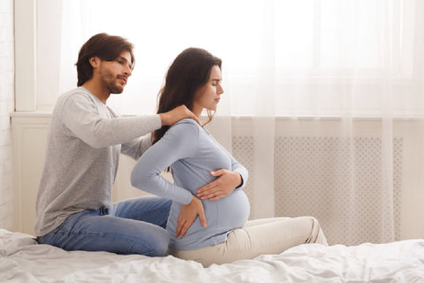 Shoulder Rub With Prenatal Massage Oil