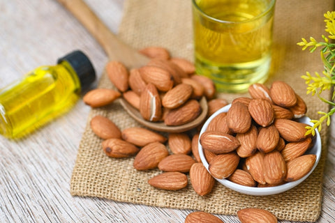 body moisturization with almond oil
