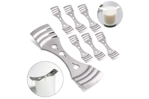 KLKLKL Candle Wicks Holders for Candle Making 3 Hole Metal