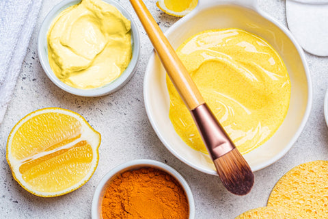 Sesame Oil with Turmeric Face Mask for White Tone Skin