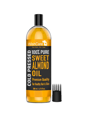 Wishcare Pure Cold Pressed Sweet Almond Oil