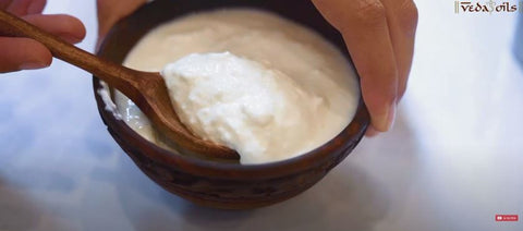 add yogurt in instant coffee face mask for skin whitening