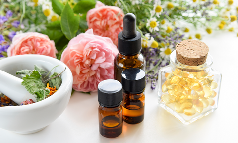 Vitamin E Oil and Rosehip Oil