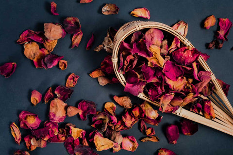 Rose Petals [Shade Dried Gulab Petals], 50g – Blend It Raw Apothecary