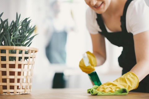 green cleaning with essential oils