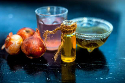 onion oil recipes for reducing scalp dandruff