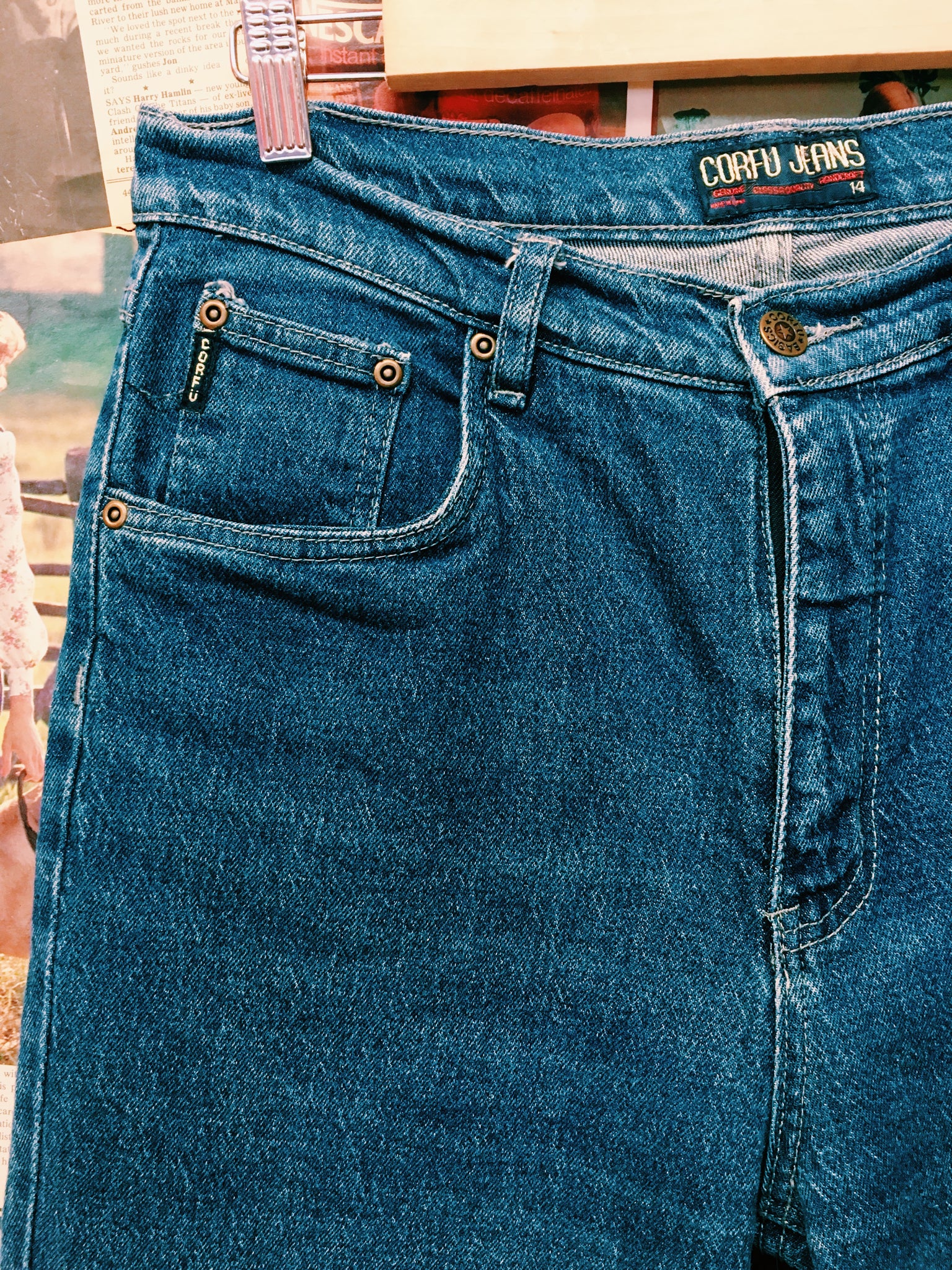 vintage corfu jeans