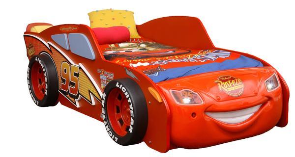 Lightning McQueen Racing Twin Car Bed – Maxima House