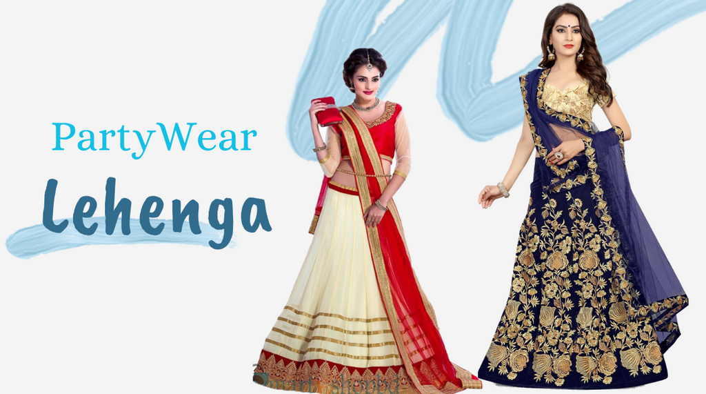 ladies lehenga party wear