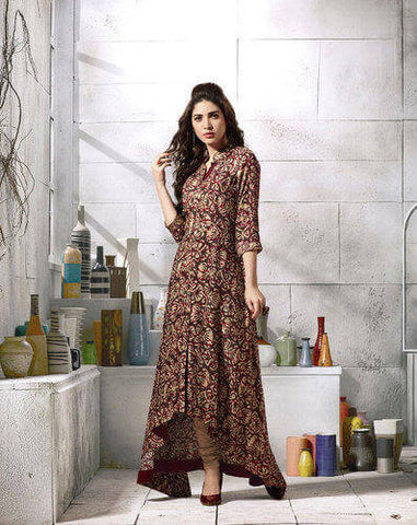 long frock kurtis