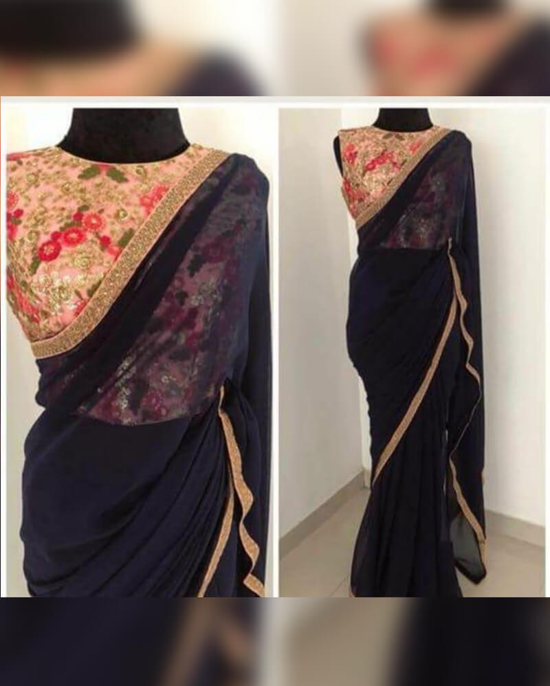 georgette party wear sarees online