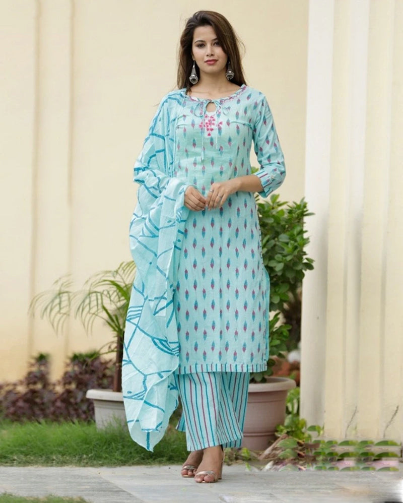 plazo dress with dupatta