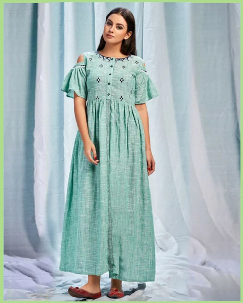 long gown type kurta