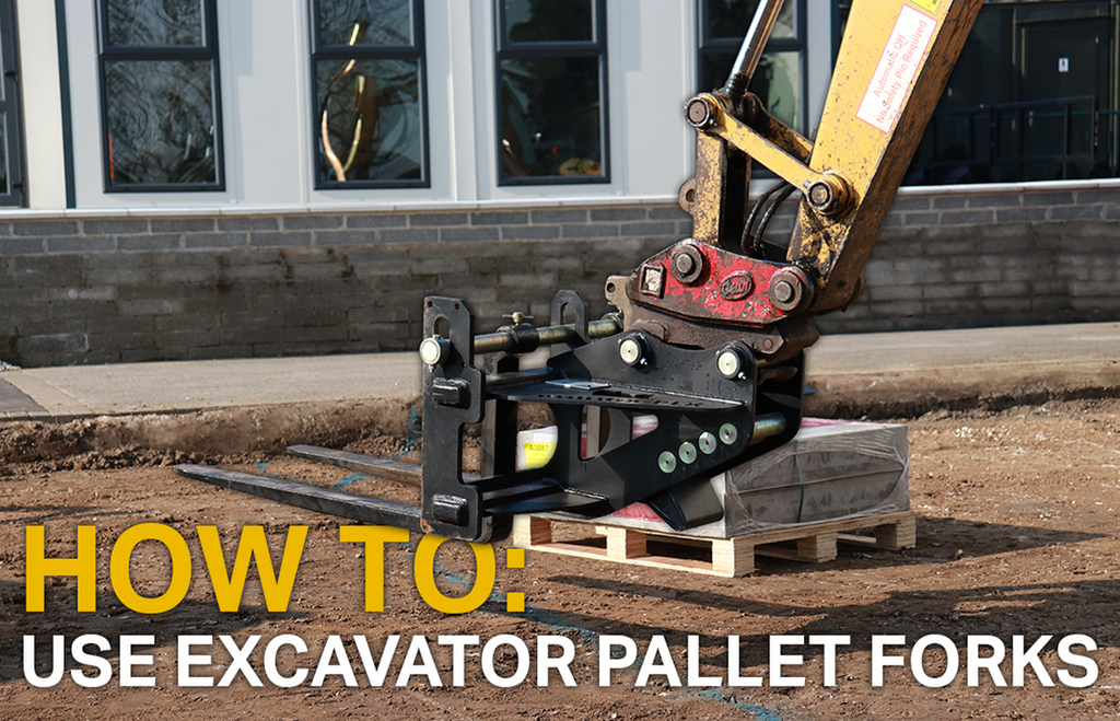 How To Use Excavator Pallet Fork Attachments Are They Worth It