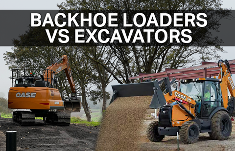 Backhoe Loaders VS Excavators