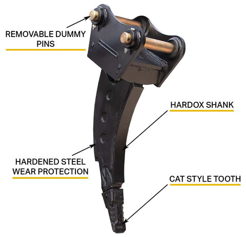 Rhinox 12 Ton Ripper Tooth Diagram