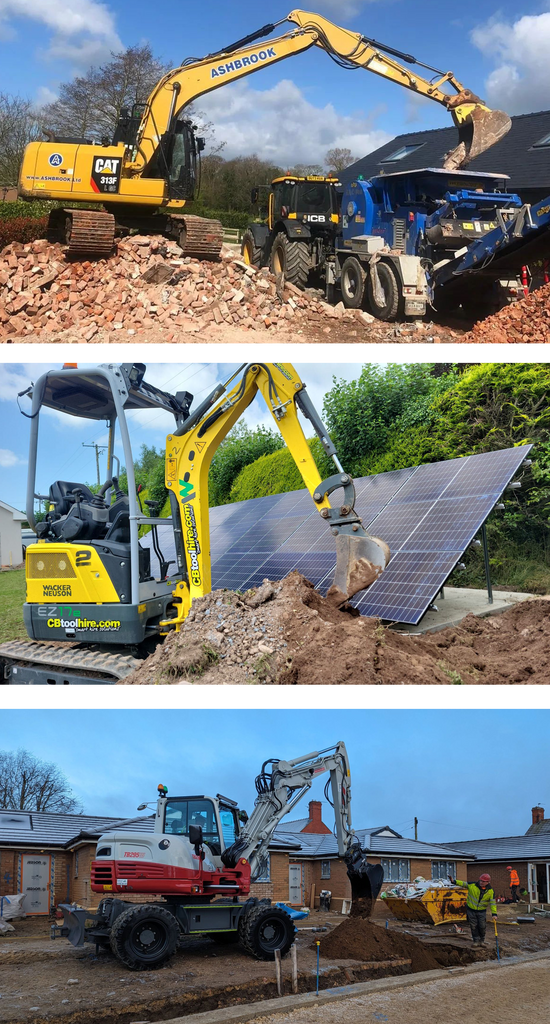 Excavator Best Uses - featuring Ashbrook Ltd, CB Tool Hire & Willowbrook Ltd