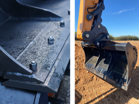 Grading Bucket with Bolt on Blade