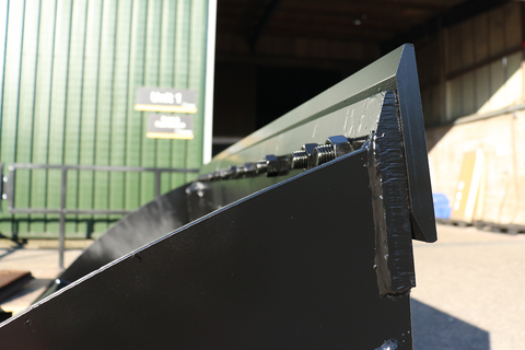 Rhinox Telehandler Bucket - Hardened Lip Plate fitted with a Bolt on Blade