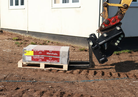 Rhinox 5-9 ton excavator pallet forks