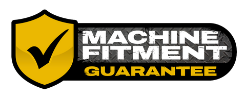 Rhinox's Machine Fitment Guarantee Logo
