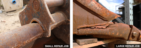 Small Hanger Repair VS Large Tooth Repair