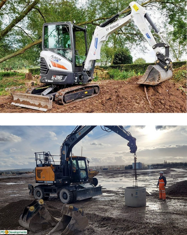 Tracked VS Wheeled Excavators - Versatility & Stability