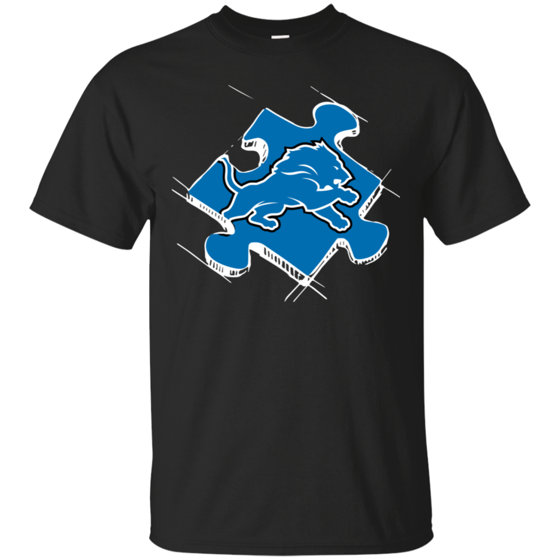 Detroit Lions Autism Puzzle G200 Ultra T-shirt