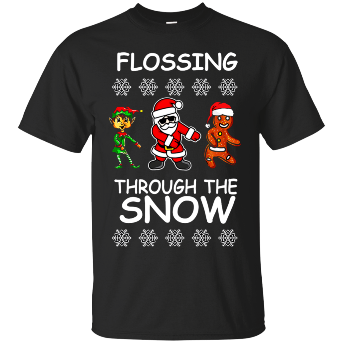 Flossing Through The Snow Christmas Shirt G200 Ultra T-shirt