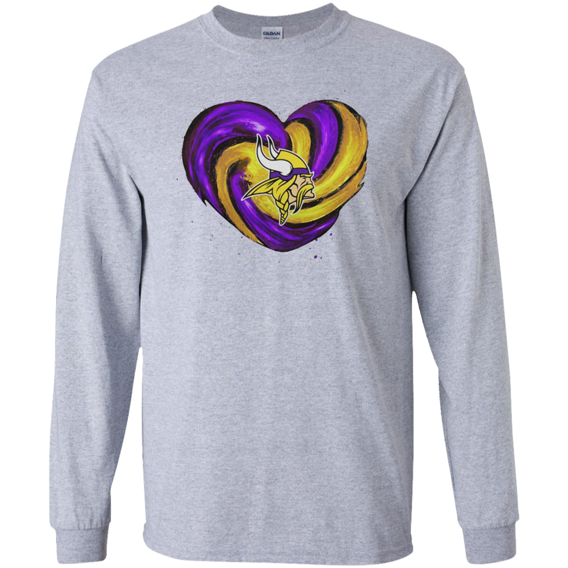 Hurricane Minnesota Vikings Heart Shirt