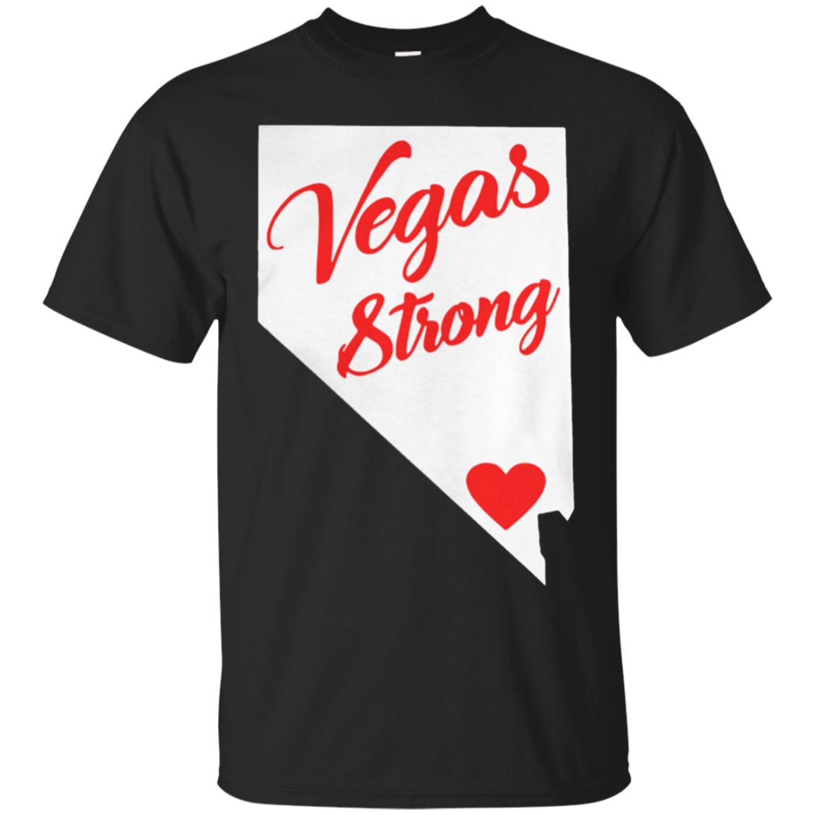 Vegas Strong Nevada Heart G200 Ultra T-shirt