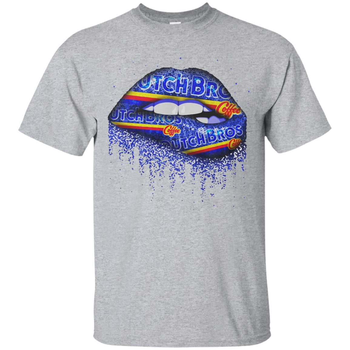 Dutch Bros Coffee Lips Shirt G200 Ultra T-shirt