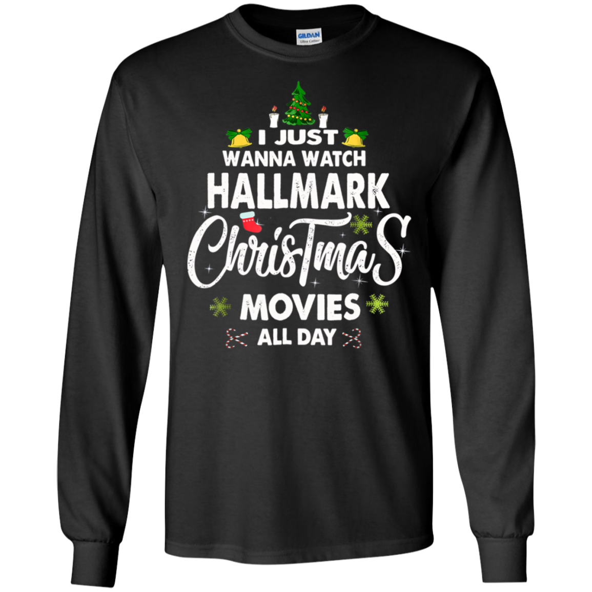 Funny This Is My Hallmark-christmas-movie Watching T-shirt G240 Ls Ultra T-shirt