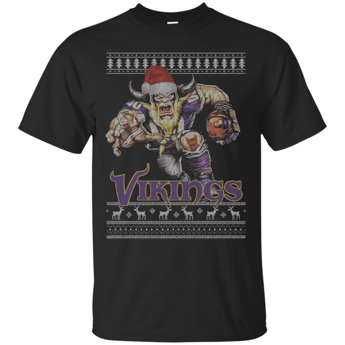 Minnesota Vikings Power Ugly Christmas T Shirt