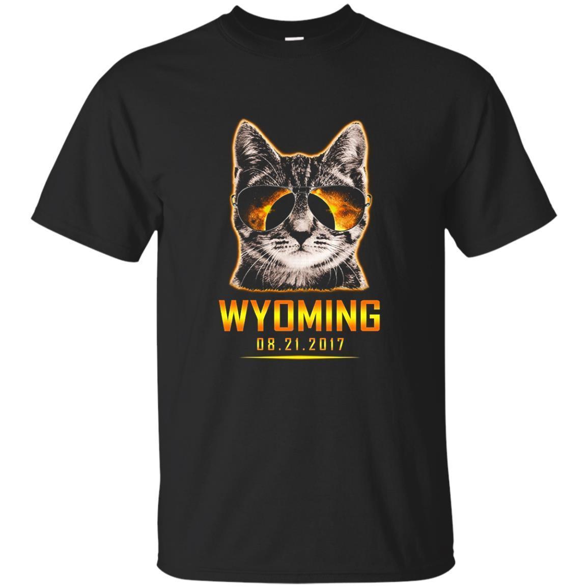 Cat Is Watching Wing Total Solar Eclipse 2017 T-shirt