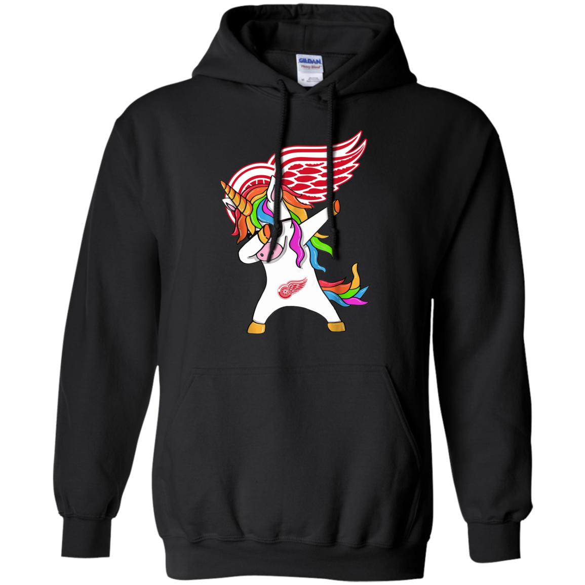 Top Selling Dabbing Hip Hop Unicorn Dab Detroit Red Wings Shirt 