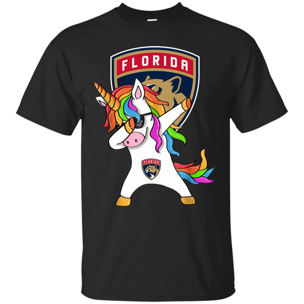 Top Selling Dabbing Hip Hop Unicorn Dab Florida Panthers Shirt T Shirt