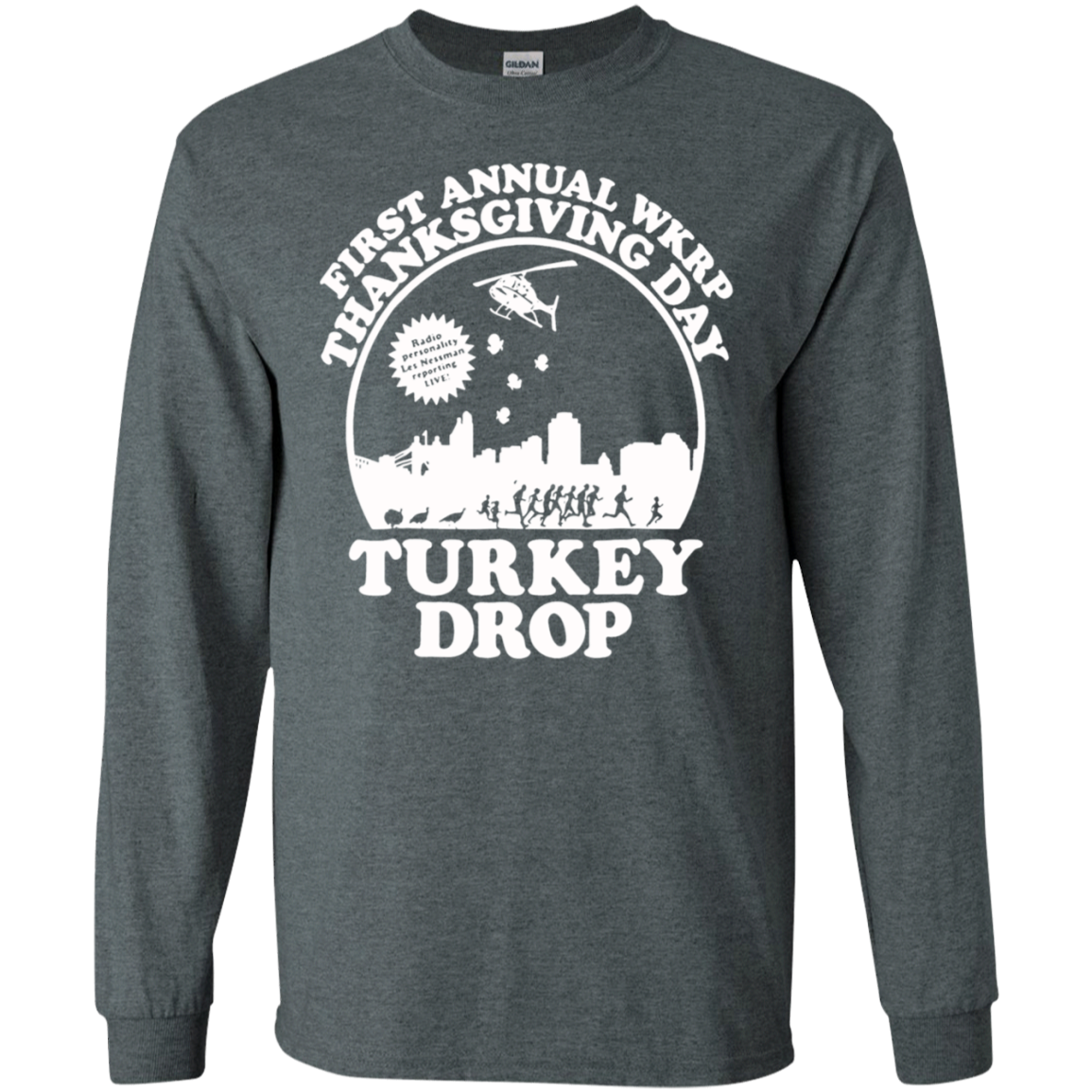 First Annual Wkrp Thanksgiving Day T-shirt G240 Ls Ultra T-shirt