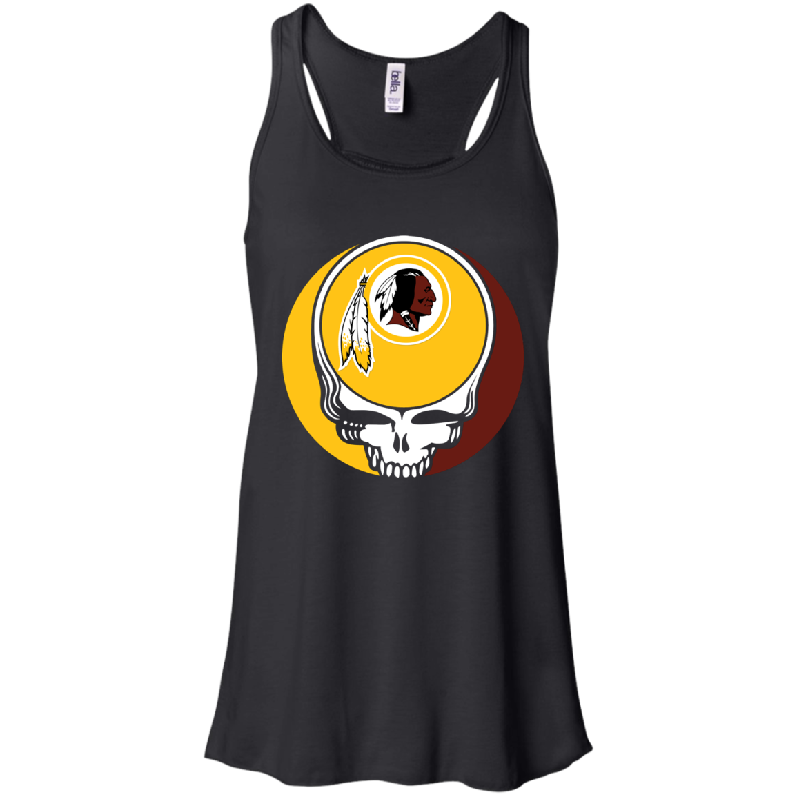 Washington Redskins Your Face Football Fan Supporter Grateful Dead Shirt Racerback Tank