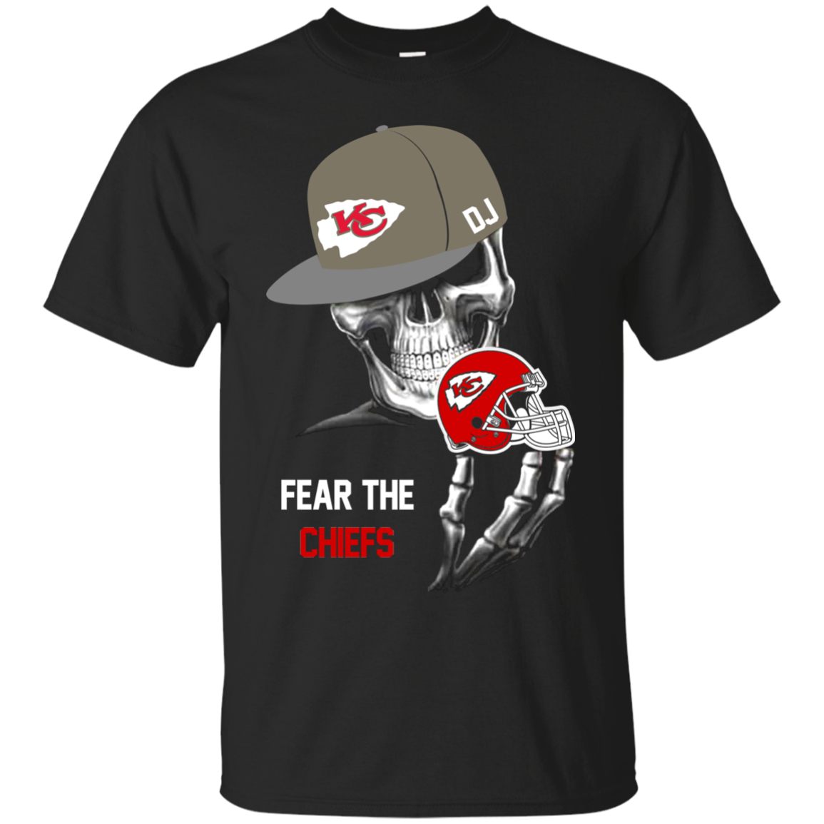 Skull R The Kansas City Chiefs T Shirt