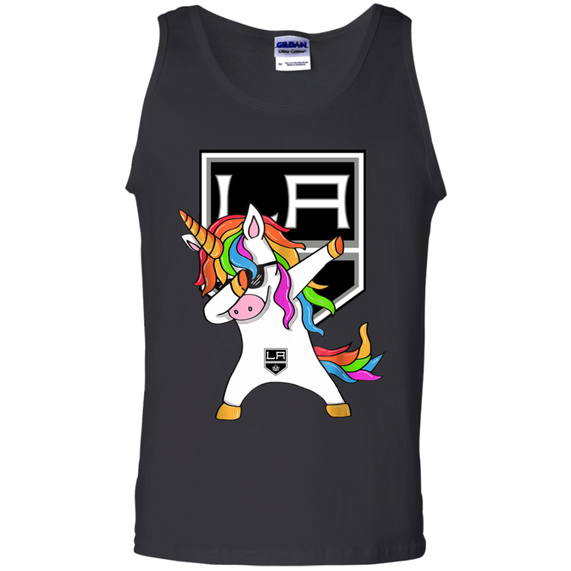 Top Selling Dabbing Hip Hop Unicorn Dab Los Angeles Kings Shirt Tank Top